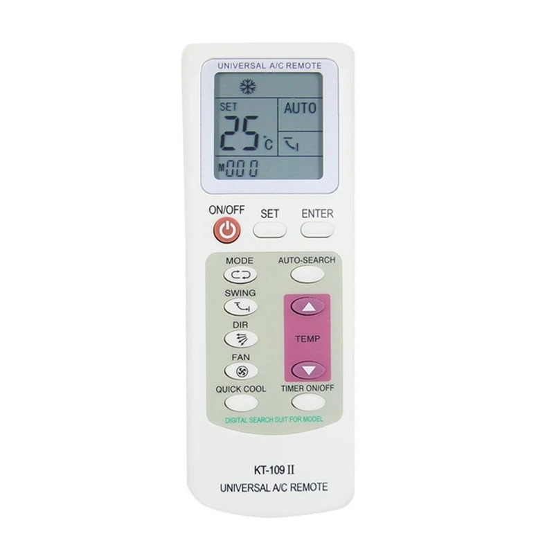 ریموت کنترل کولرگازی یونیورسال مدل KT-109 II