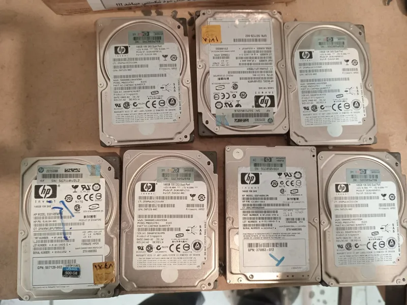 هارد لپ تاپ سروری 7. عدد 146 گیگ معیوب