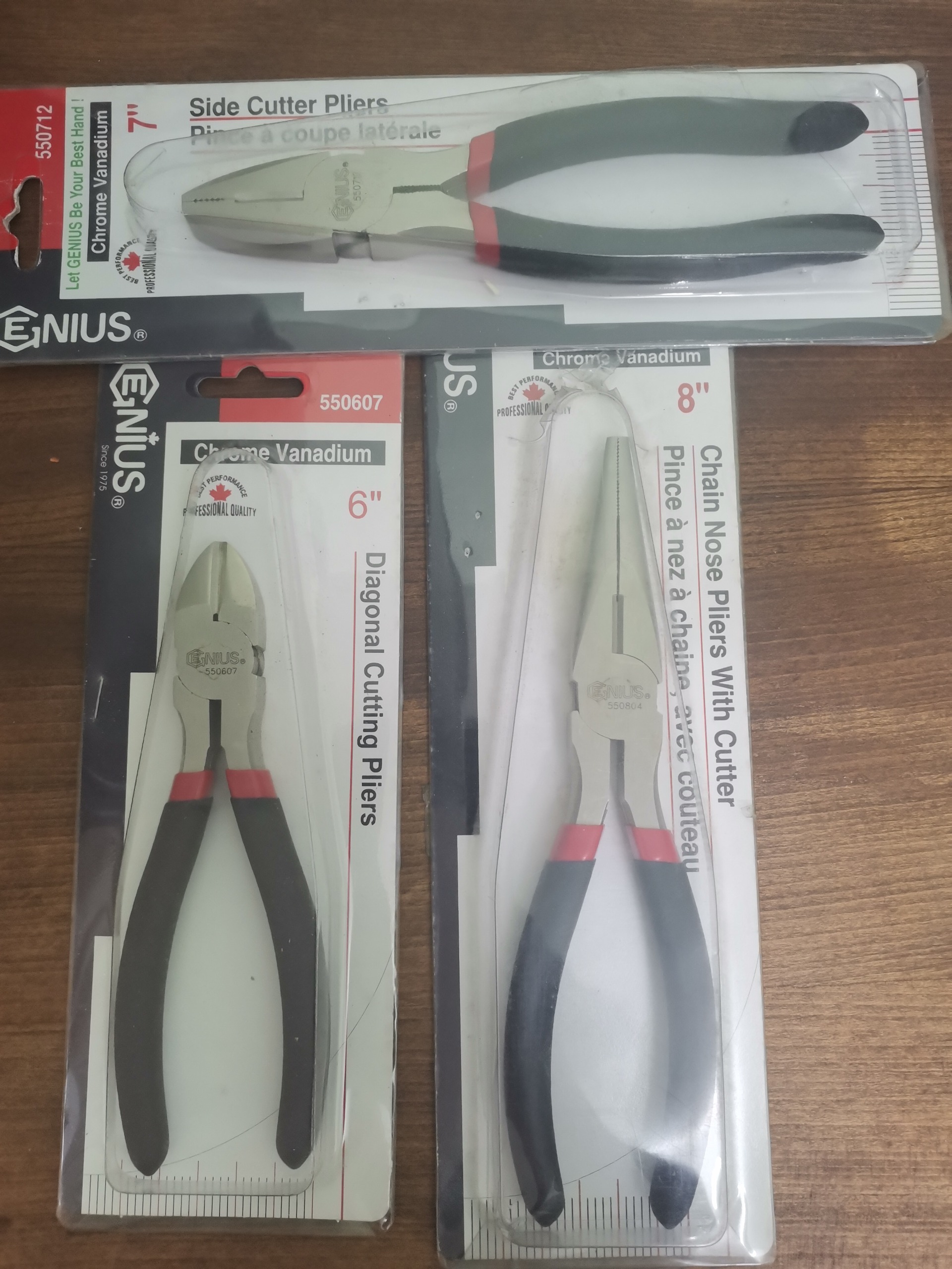 ست 3 عددی انبر برند جنیوس تایوان