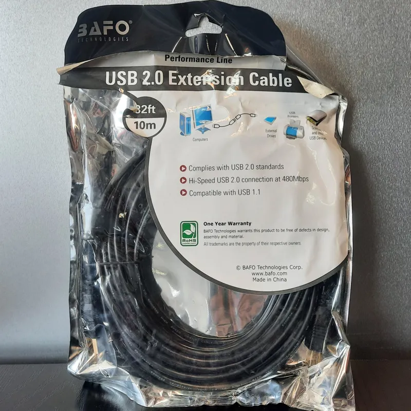 کابل افزایش طول USB بافو 10 متری