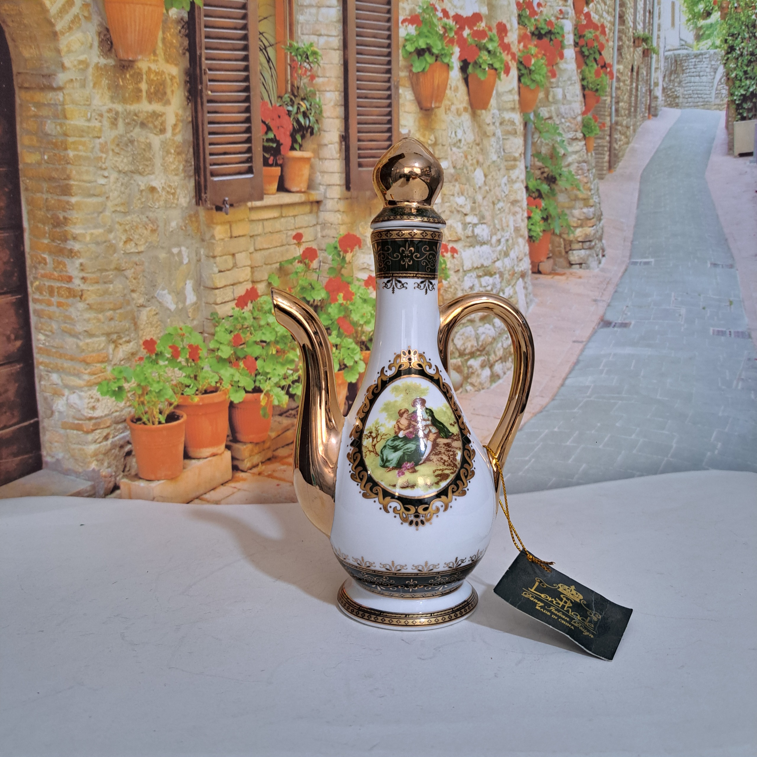 گلابدان سبز چین دنسی وارداتی نایاب