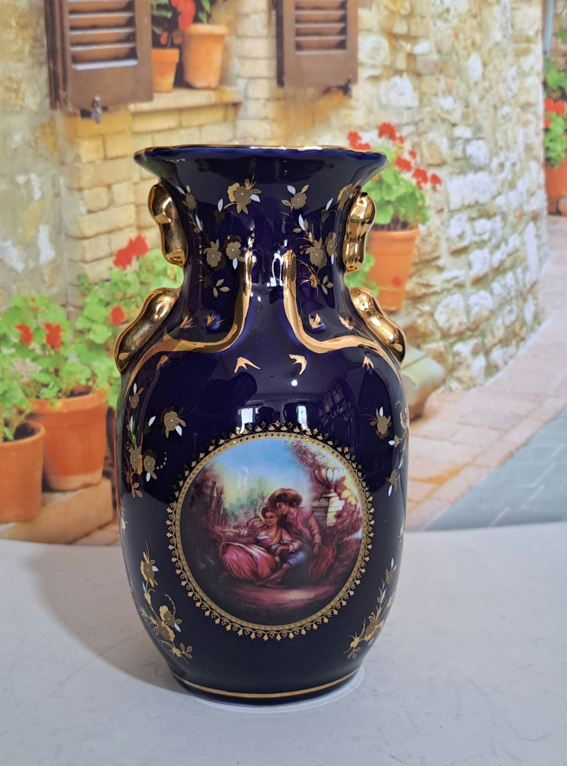 گلدان سرمه ای کوچک نو