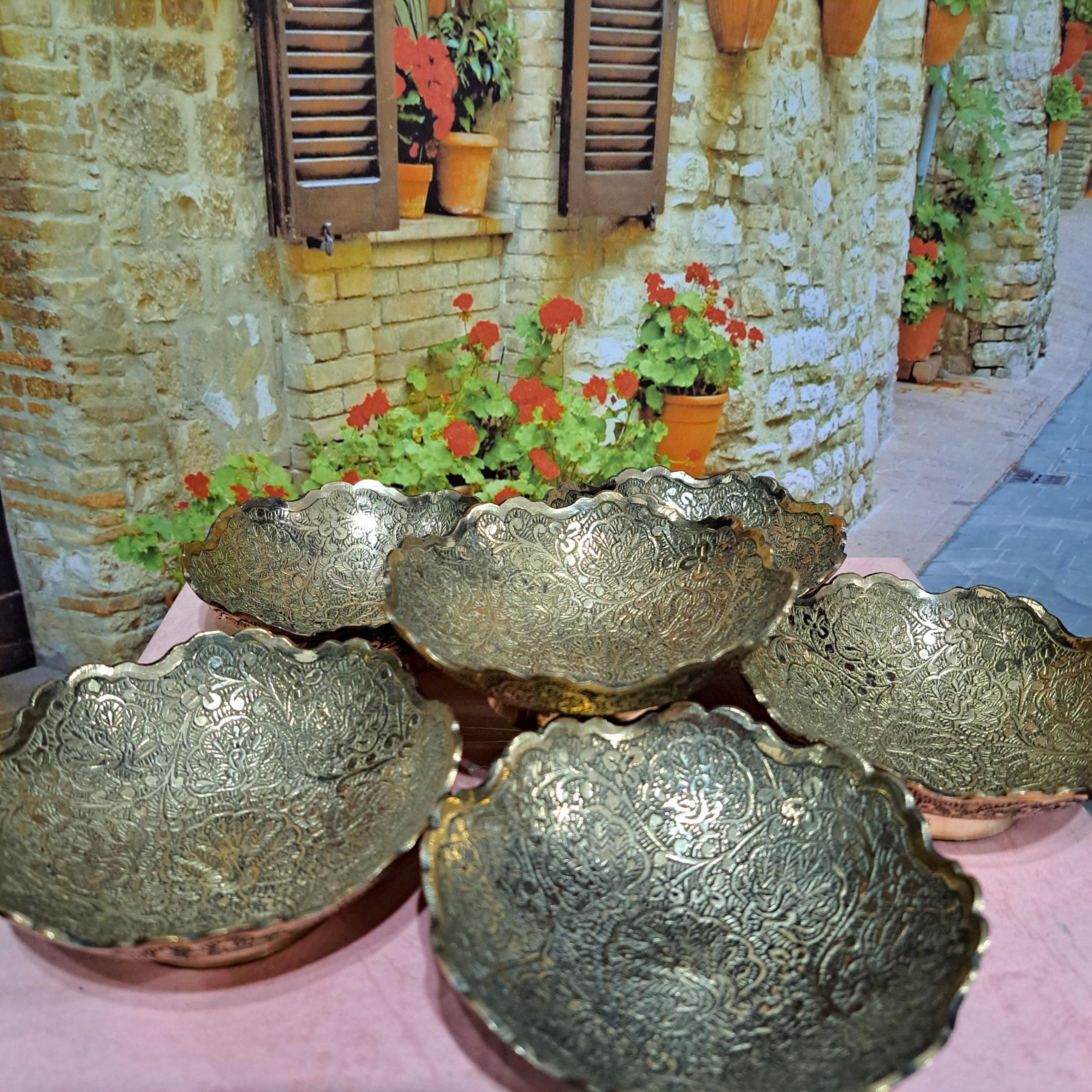 پیاله برنزی طاووس وارداتی مناسب آجیل
