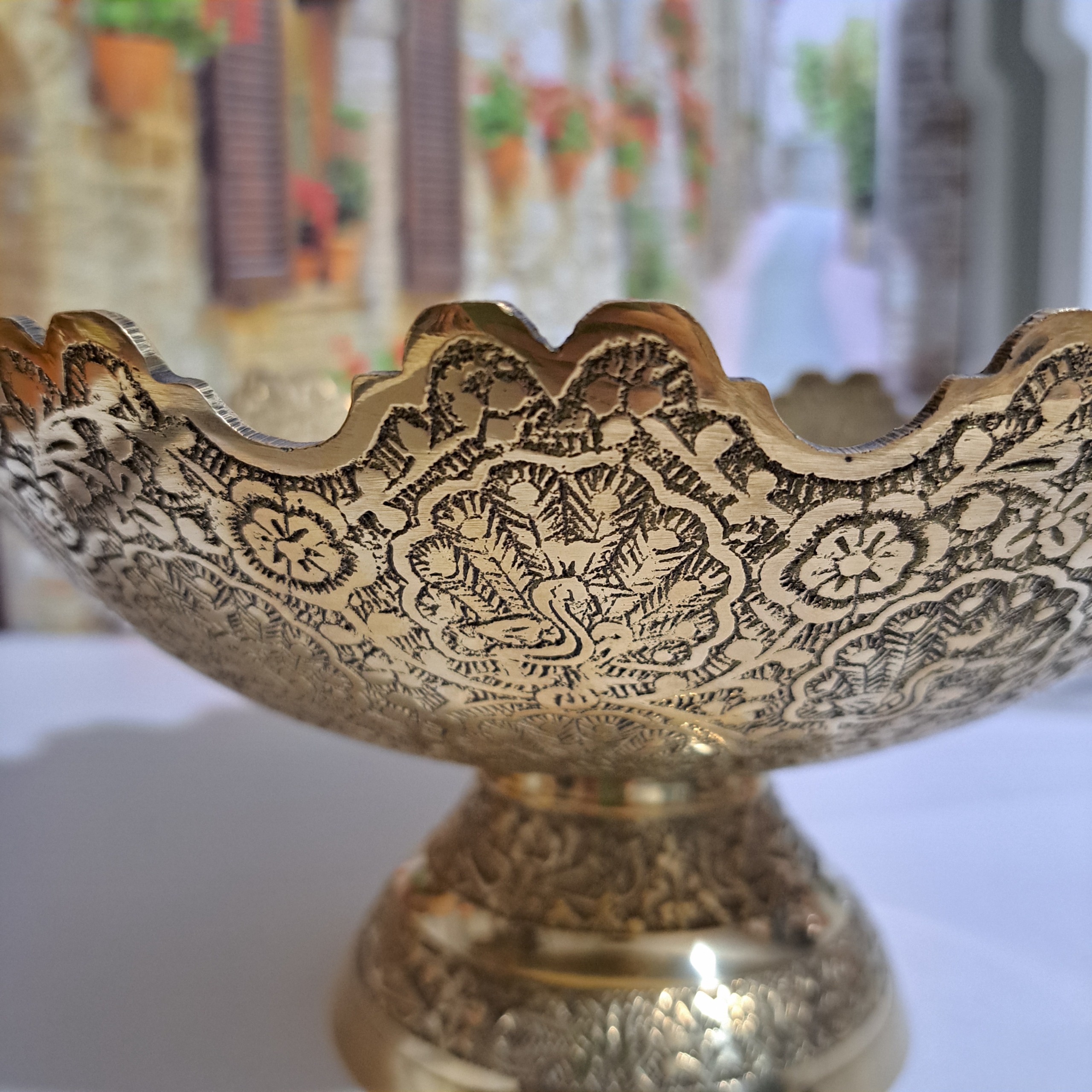 آجیل خوری برنزی هندوستان طاووس نو