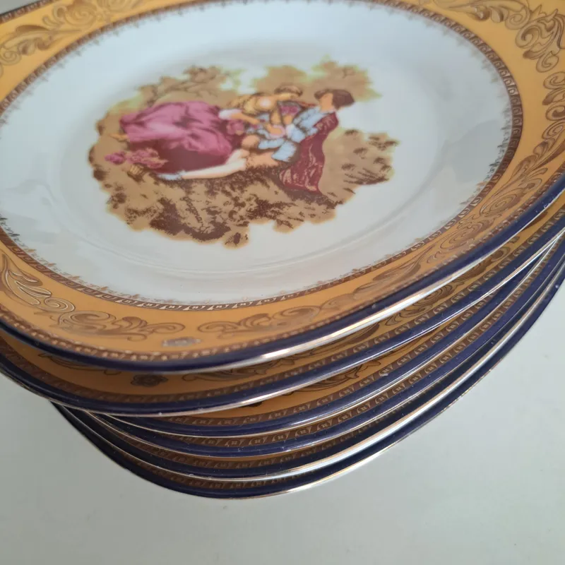 بشقاب گود غذاخوری لمونژ 6نفری