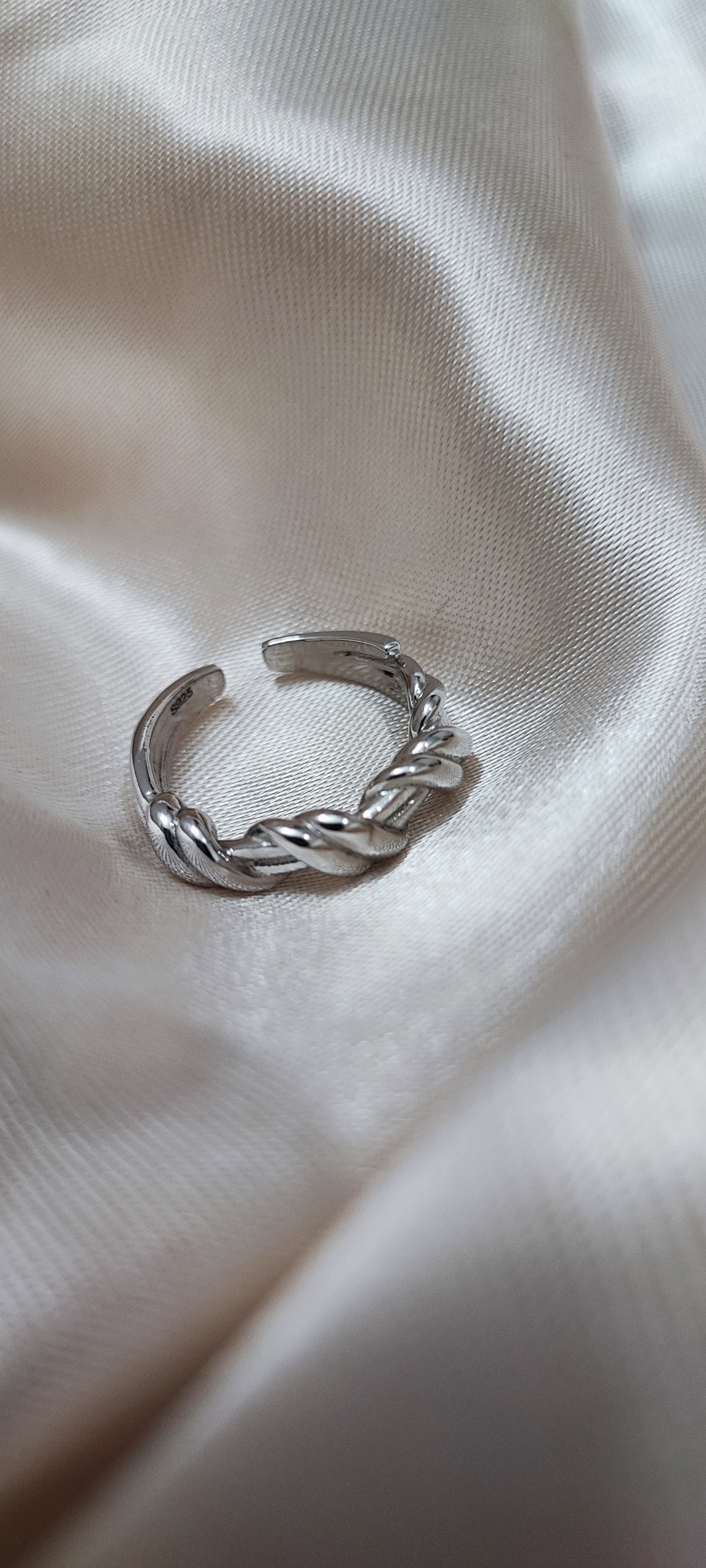 انگشتر نقره فری سایز