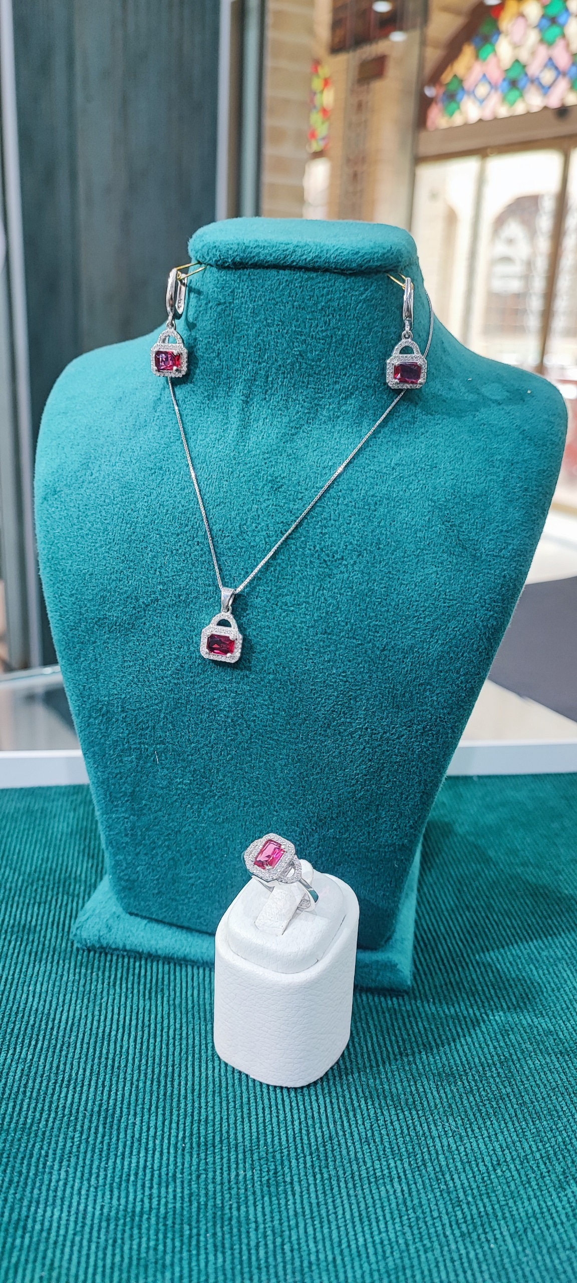 نیم ست نقره 925