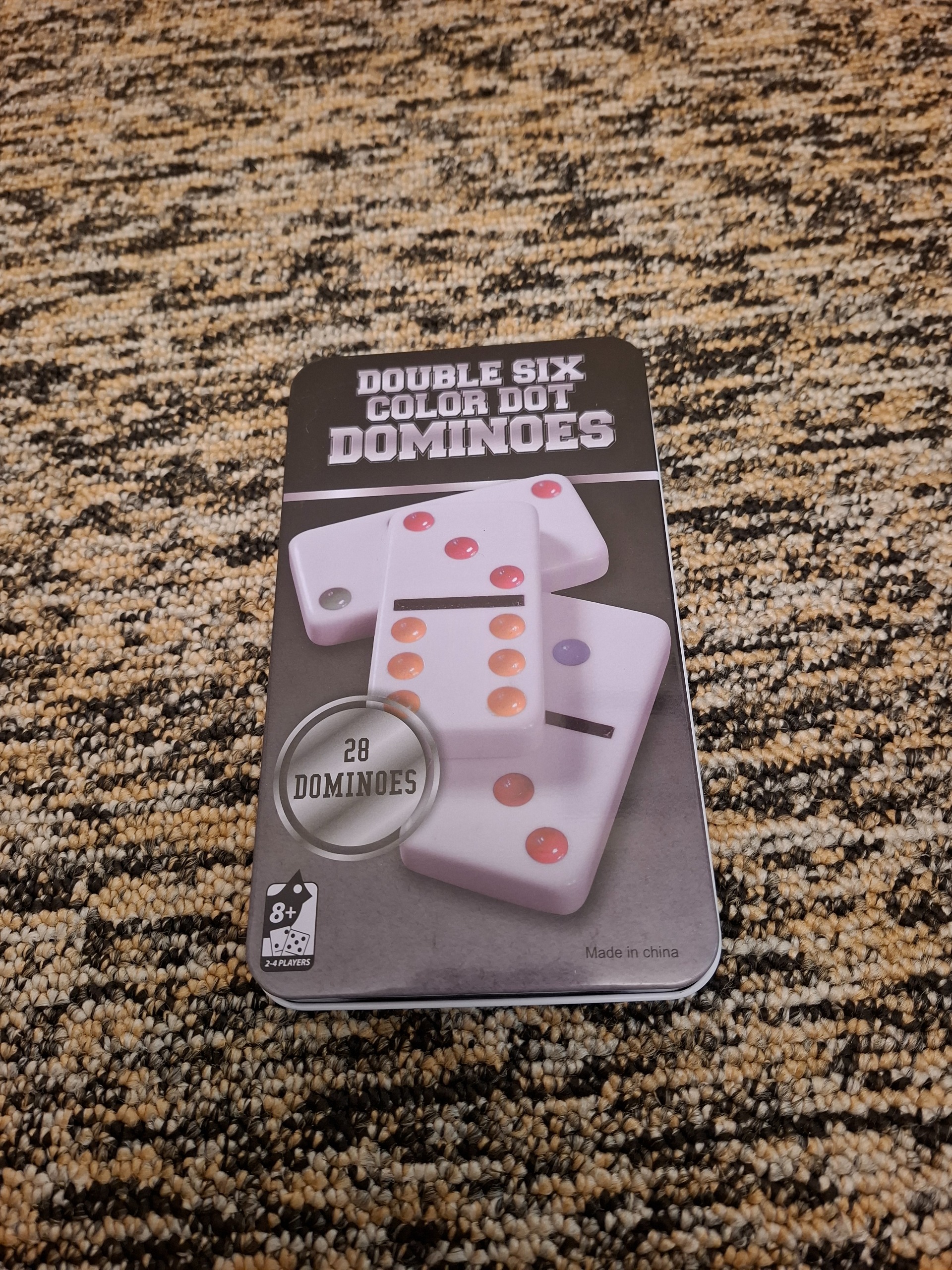 بازی فکری دومینو Domino جعبه فلزی