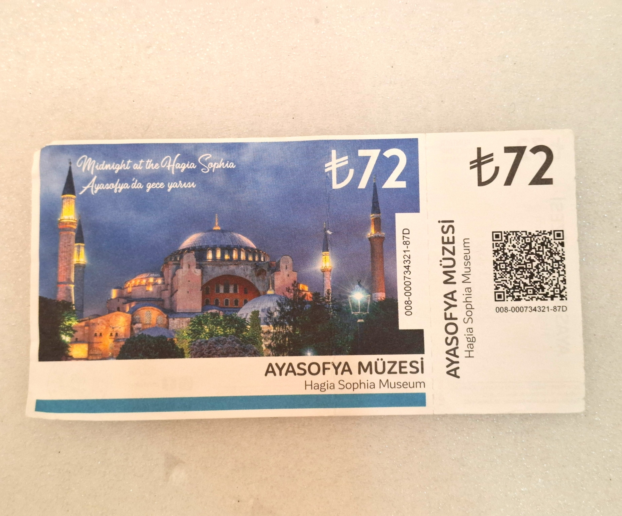 بلیط (تیکت) ایاصوفیه AYASOFYA موزه استانبول ترکیه