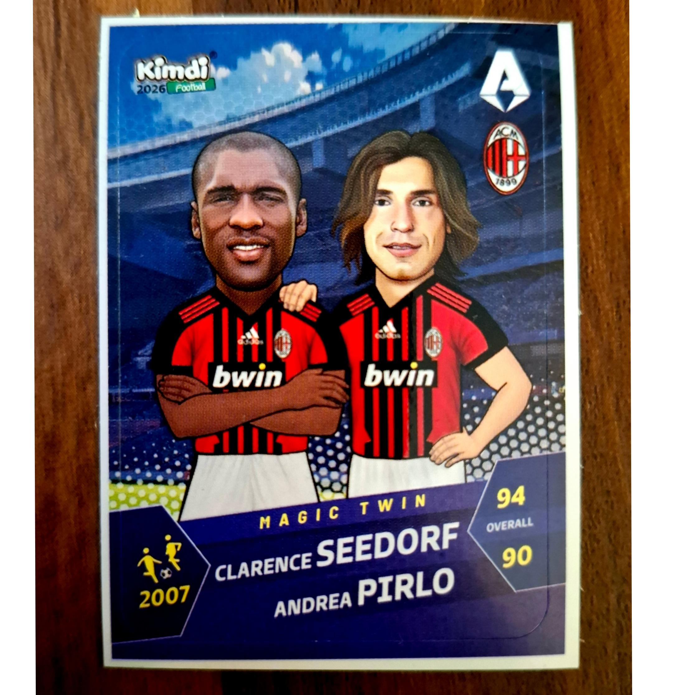 برچسب استیکر کیمدی مجیک تویین 2026 پیرلو سیدورف