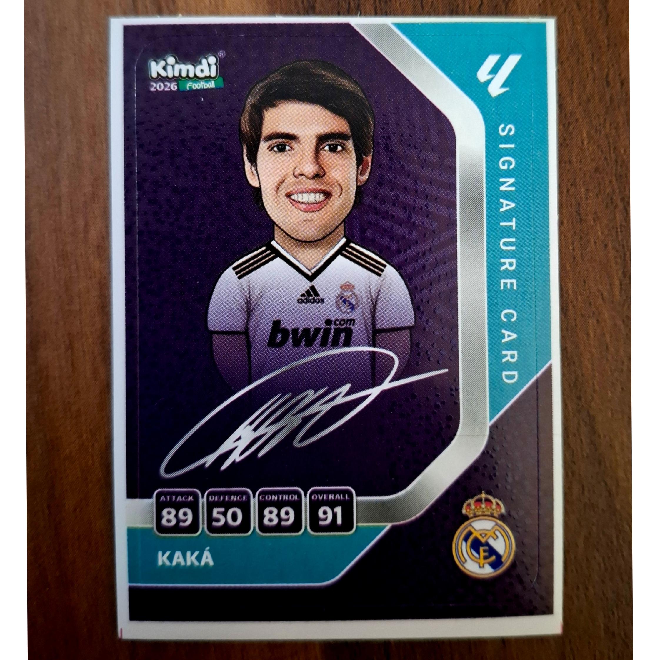 برچسب استیکر کیمدی امضا کاکا 2026 رئال مادرید