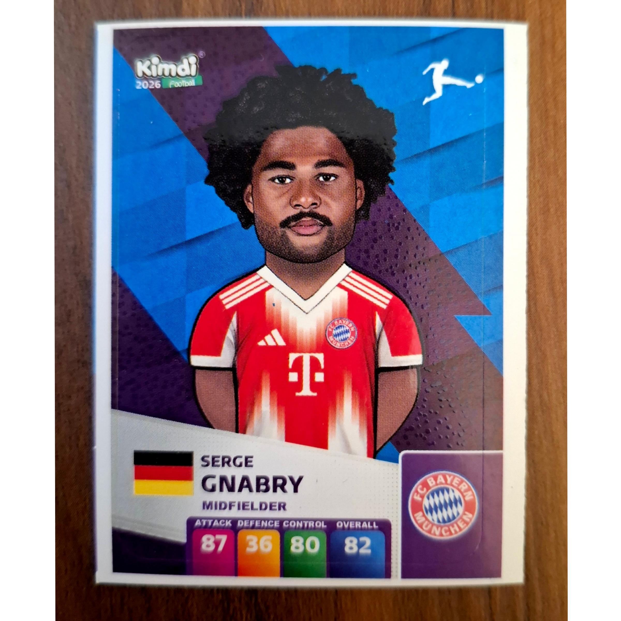 برچسب استیکر کیمدی گنابری 2026 بایرن مونیخ