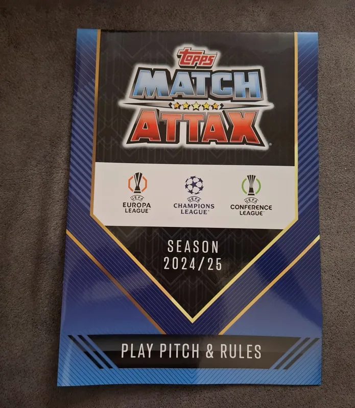 صفحه بازی فوتبالی مچ اتکس Match attax با راهنما