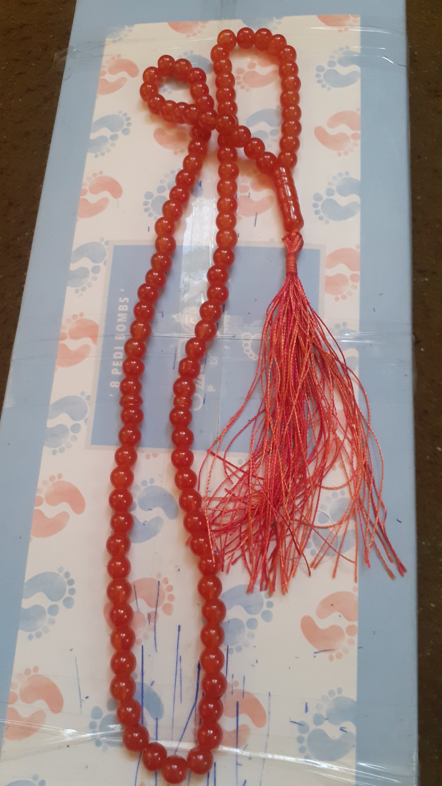 تسبیح زیبای طرح عقیق