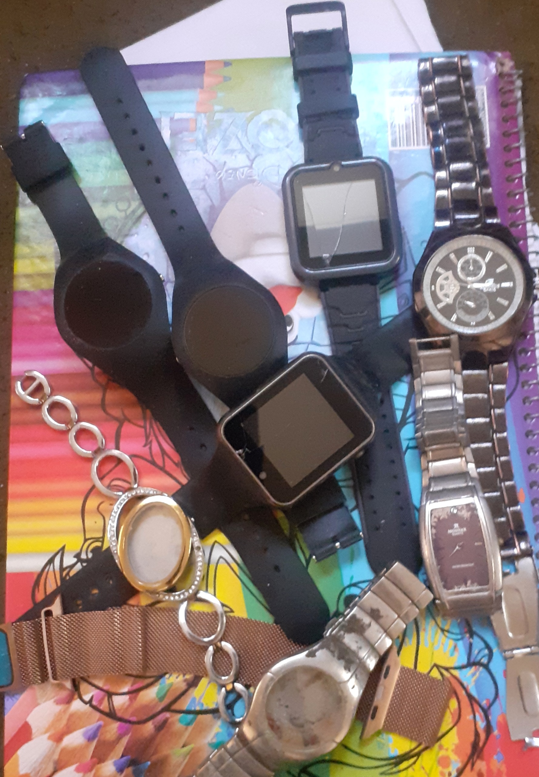 8عدد ساعت قدیمی توضیحات لطفا