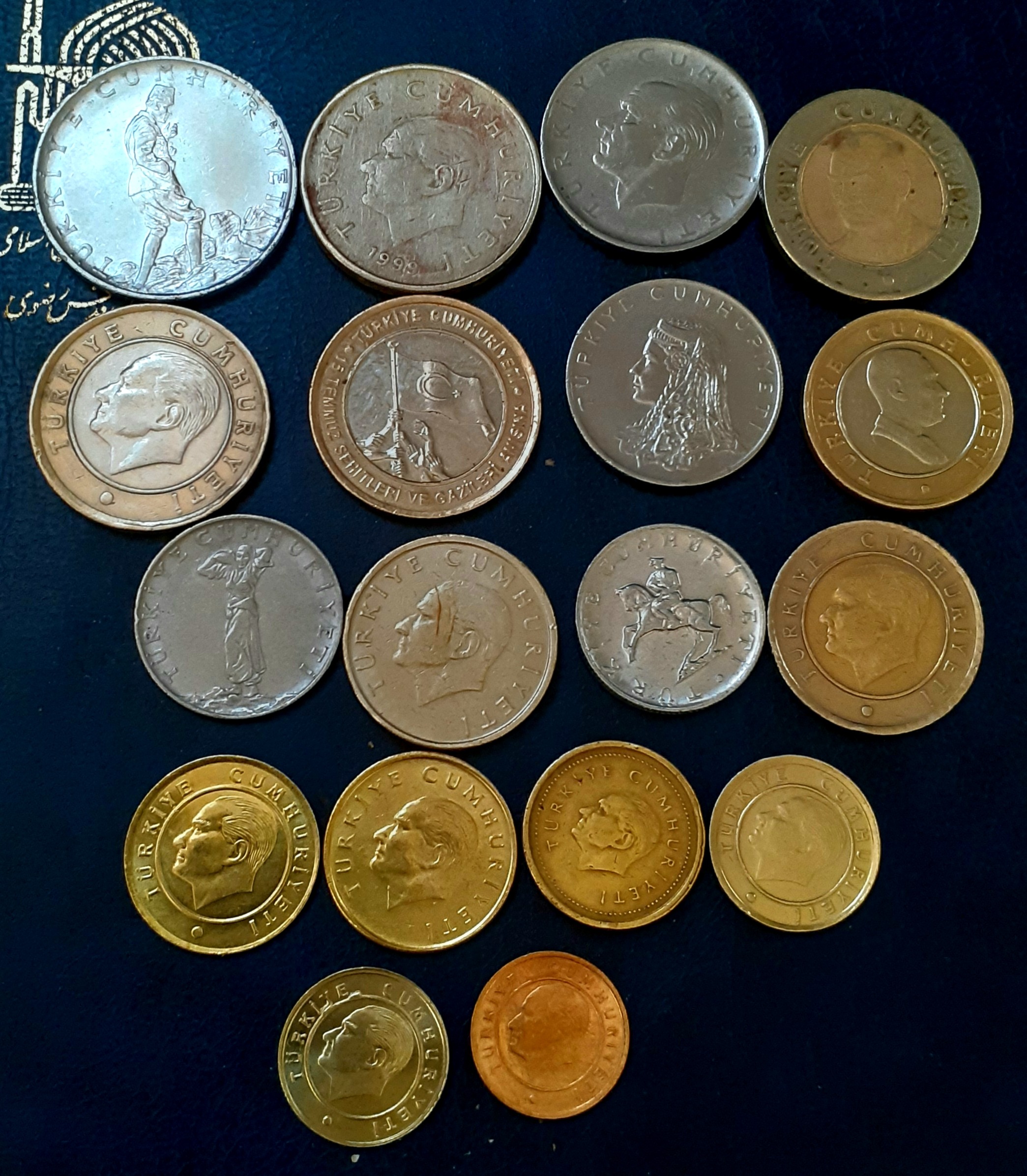 ست 18سکه ترکیه کمیاب و کلکسیونی کد 45