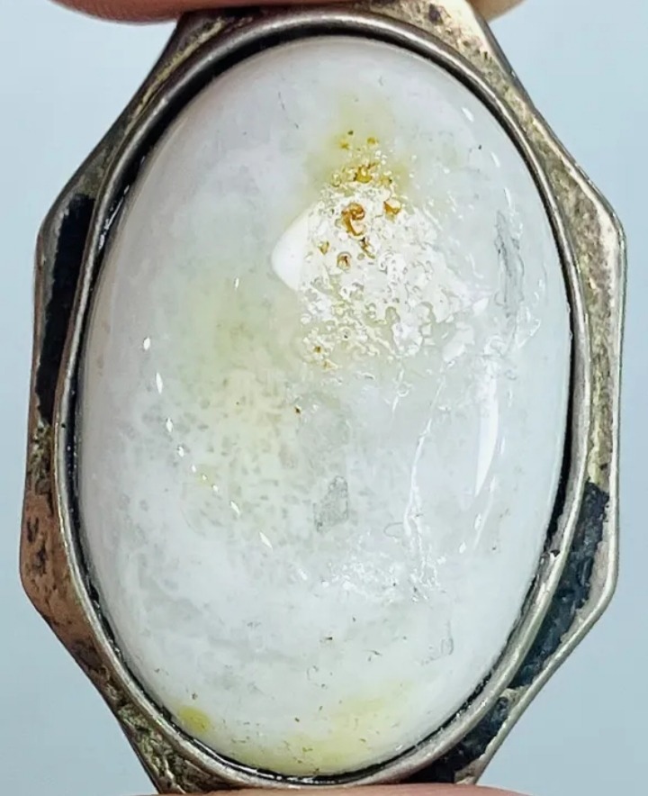 انگشتر مرجان دریایی صدفی نایاب اصل