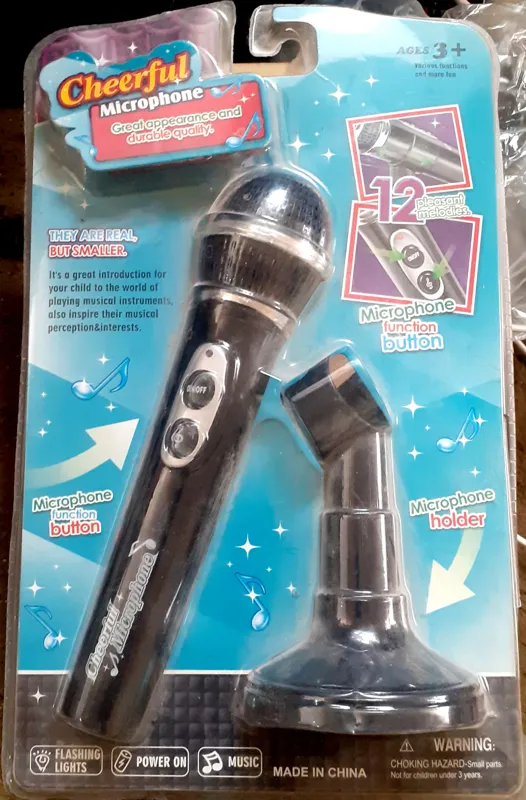 میکروفون موزیکال بازی پایه دار