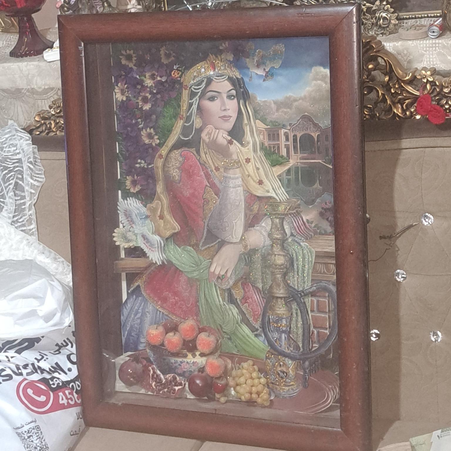 تابلو سه بعدی مینیاتوری نوستالژی قدیمی