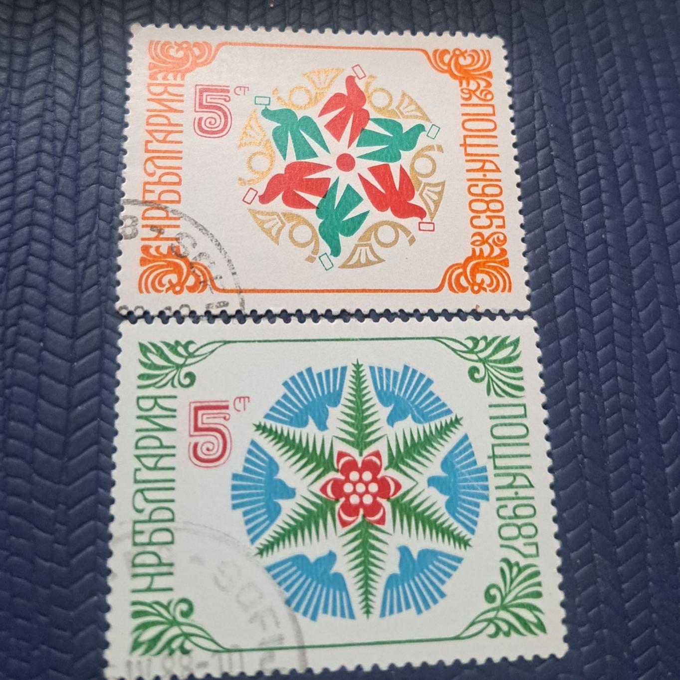 ست 2تمبر ارزشمند و کلکسیونی بلغارستان کمیاب