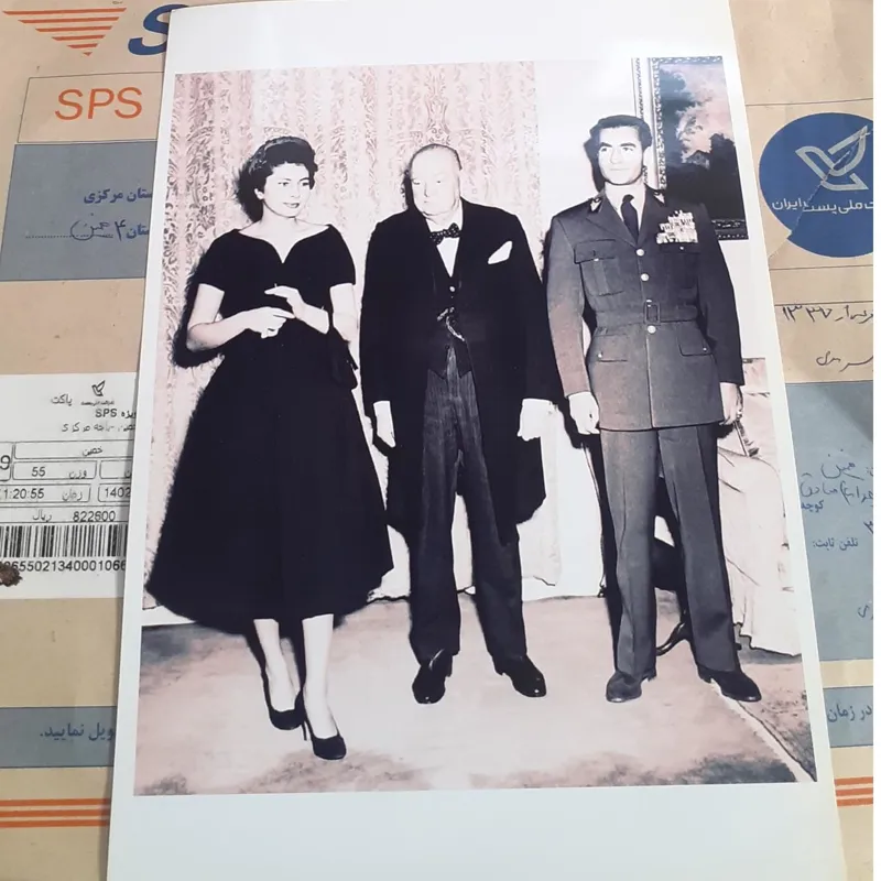 عکس دیدار شاه و چرچیل جدید 15/21