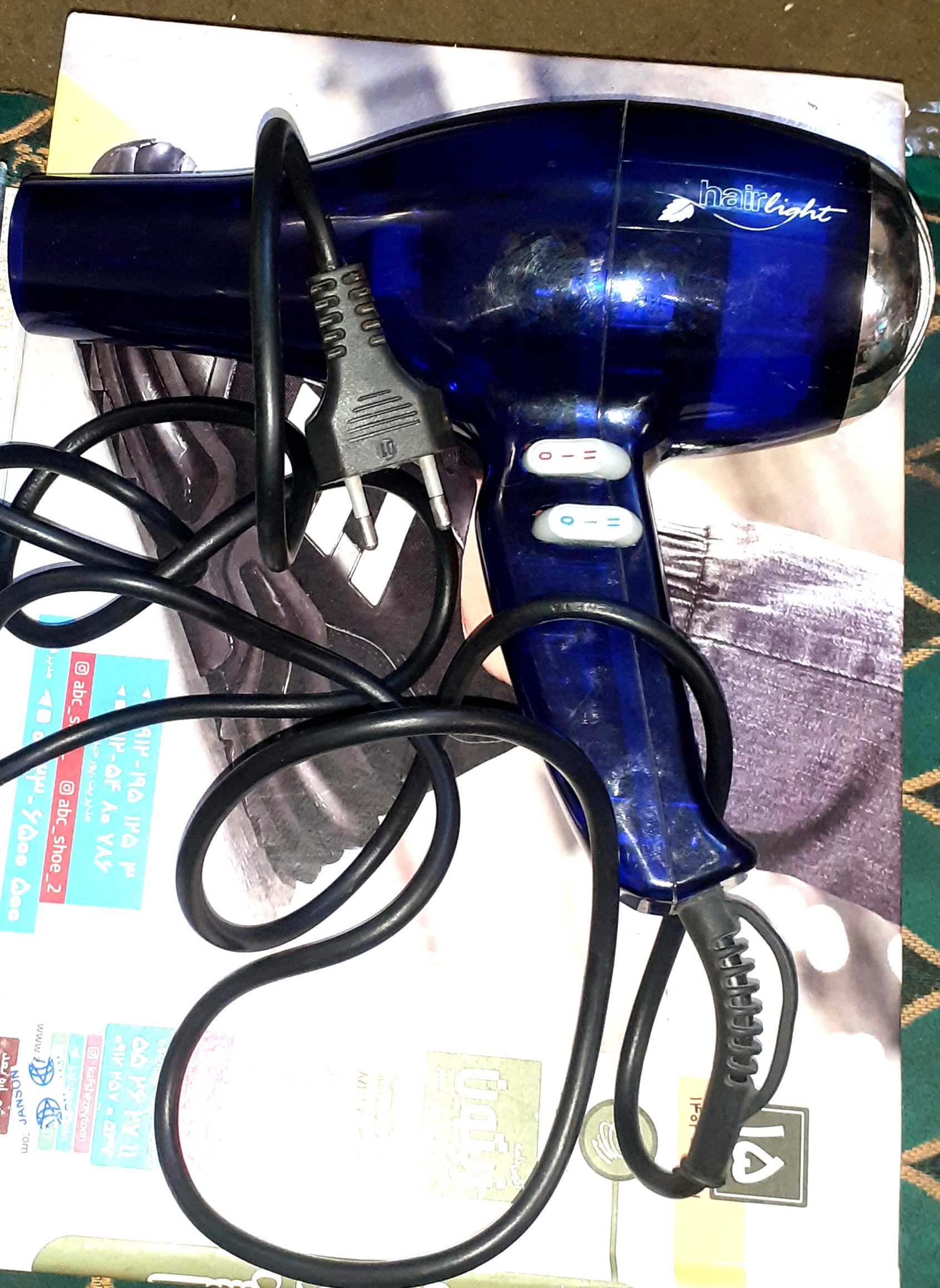 سشوار hairlight قدیمی توضیحات لطفا