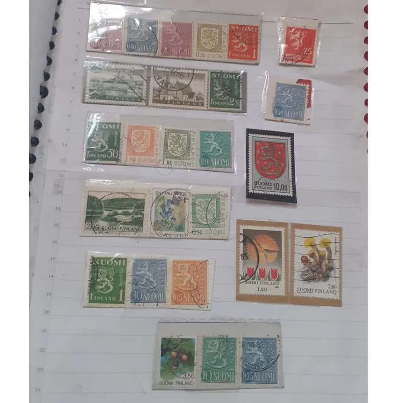 ست 26تمبر باطله فنلاند قدیمی