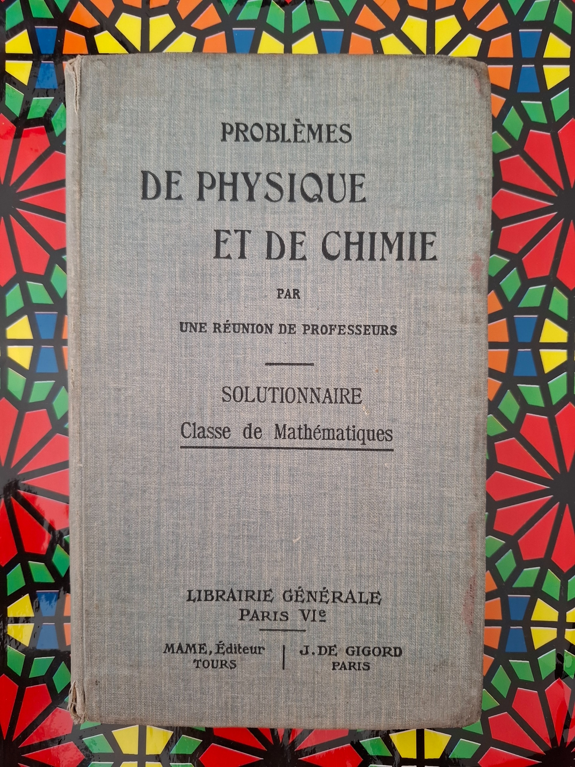 De physique et de chimie فرانسه