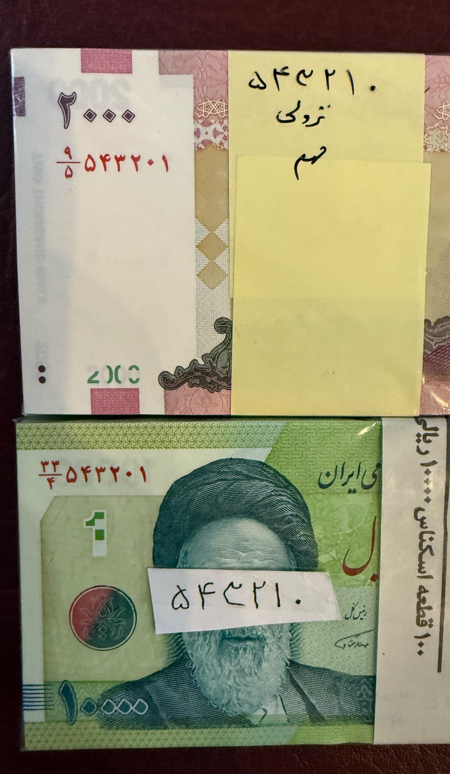 دوبسته بسیارخاص همسان رند ترتیبی 543210