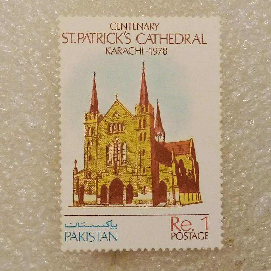 تمبر پاکستان 1978 کلیسای جامع سنت پاتریک (98)8