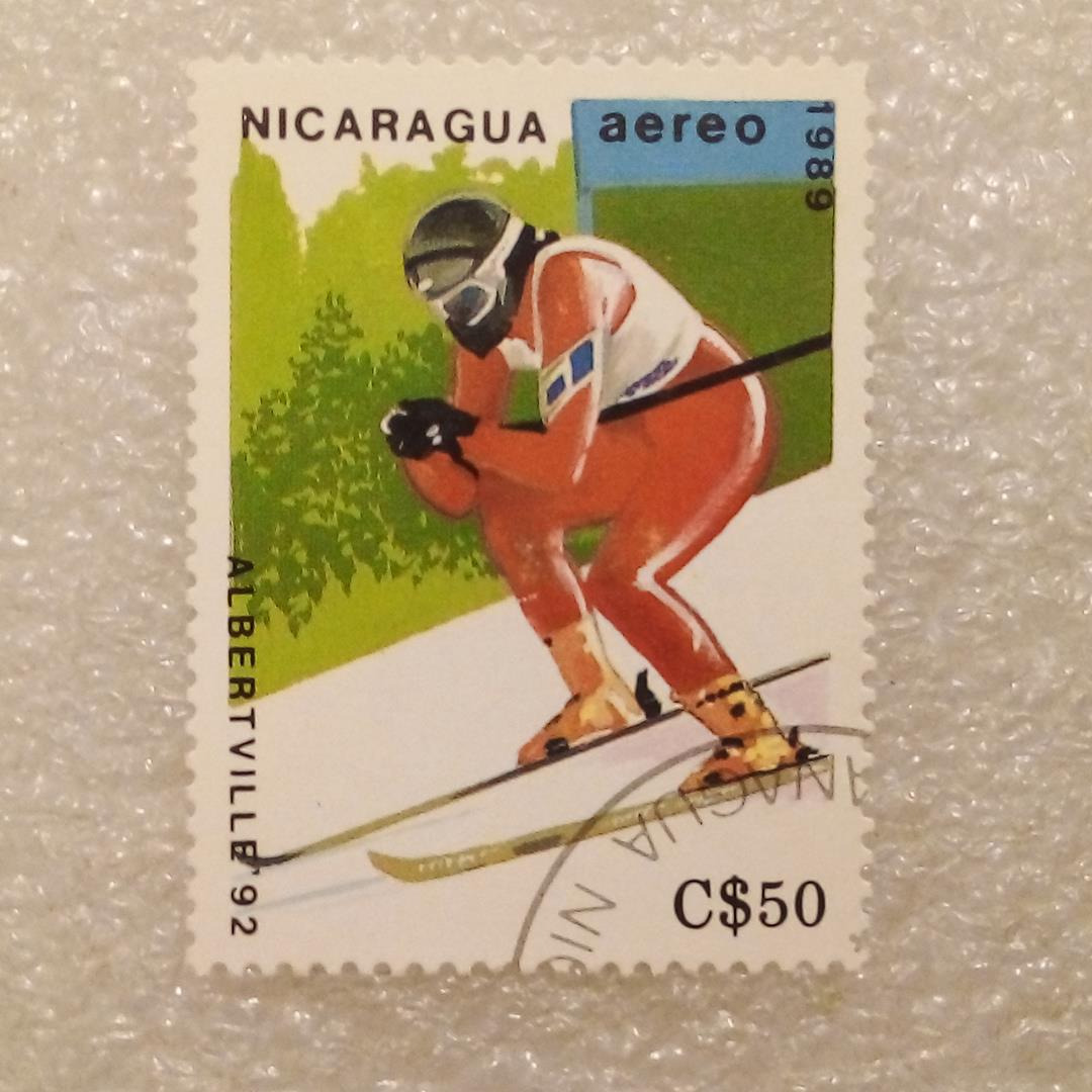تمبر نیکاراگوئه 1989 اسکی گمرکی (99)0