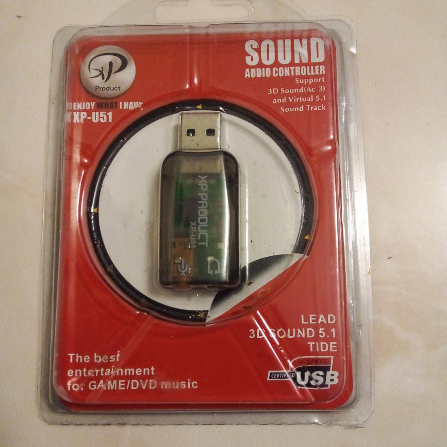 کارت صدا usb اکسترنال xp product یو اس بی (ک 2)