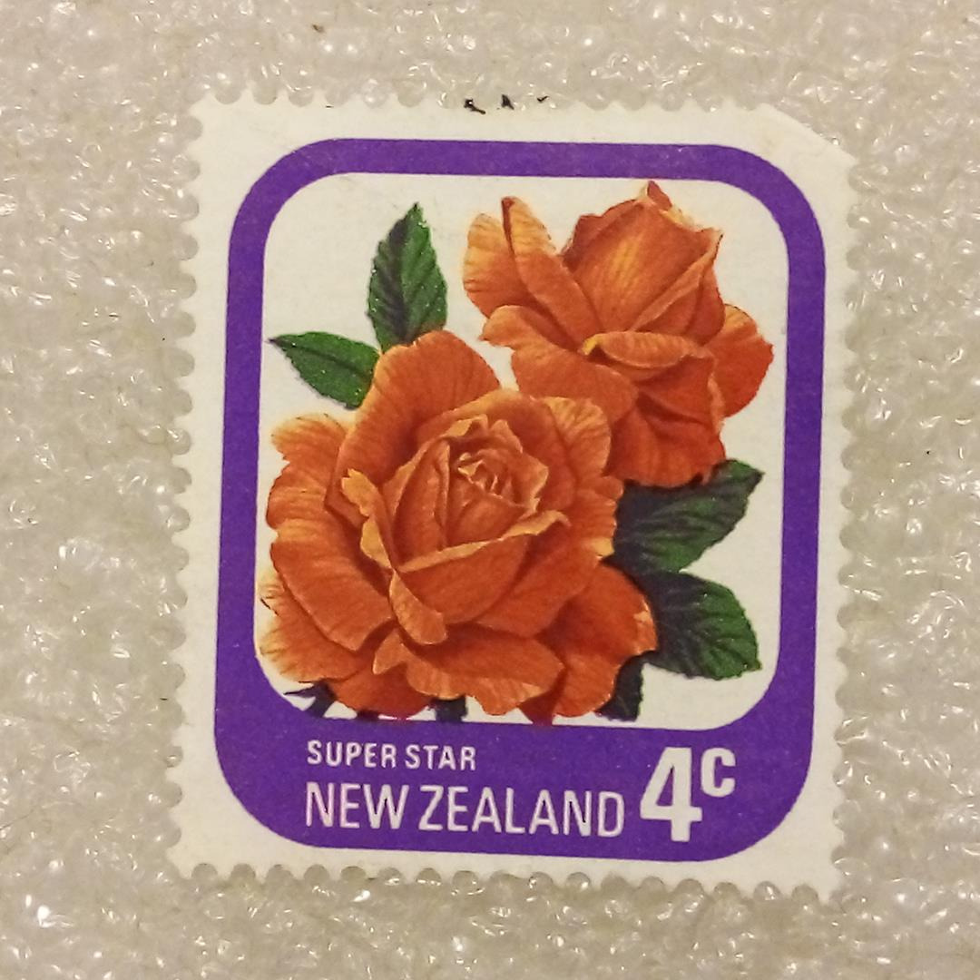 تمبر نیوزیلند 1975 گل 4 سنت گمرکی (92)2