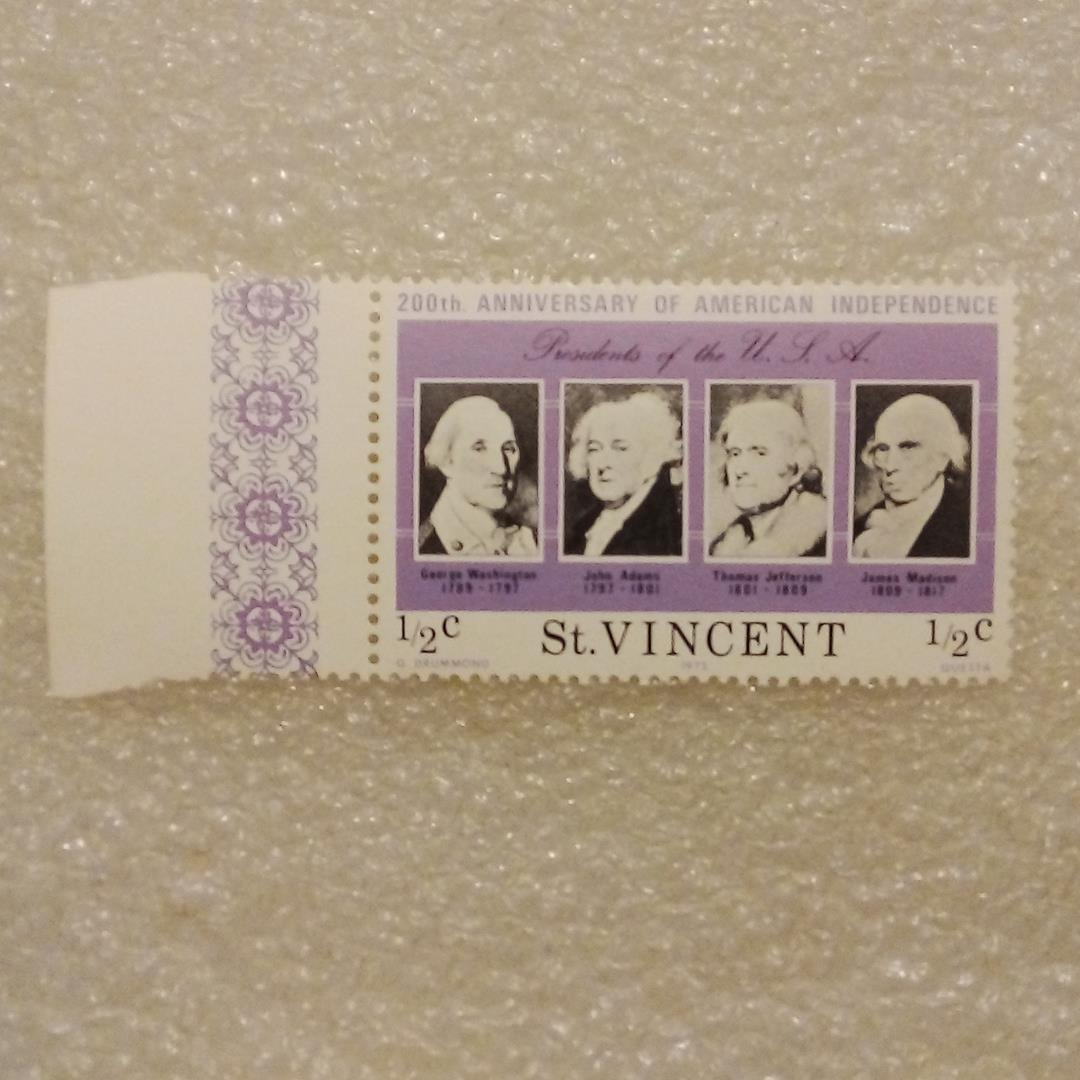 تمبر سنت وینسنت و گرنادین 1975 مشاهیر (91)3