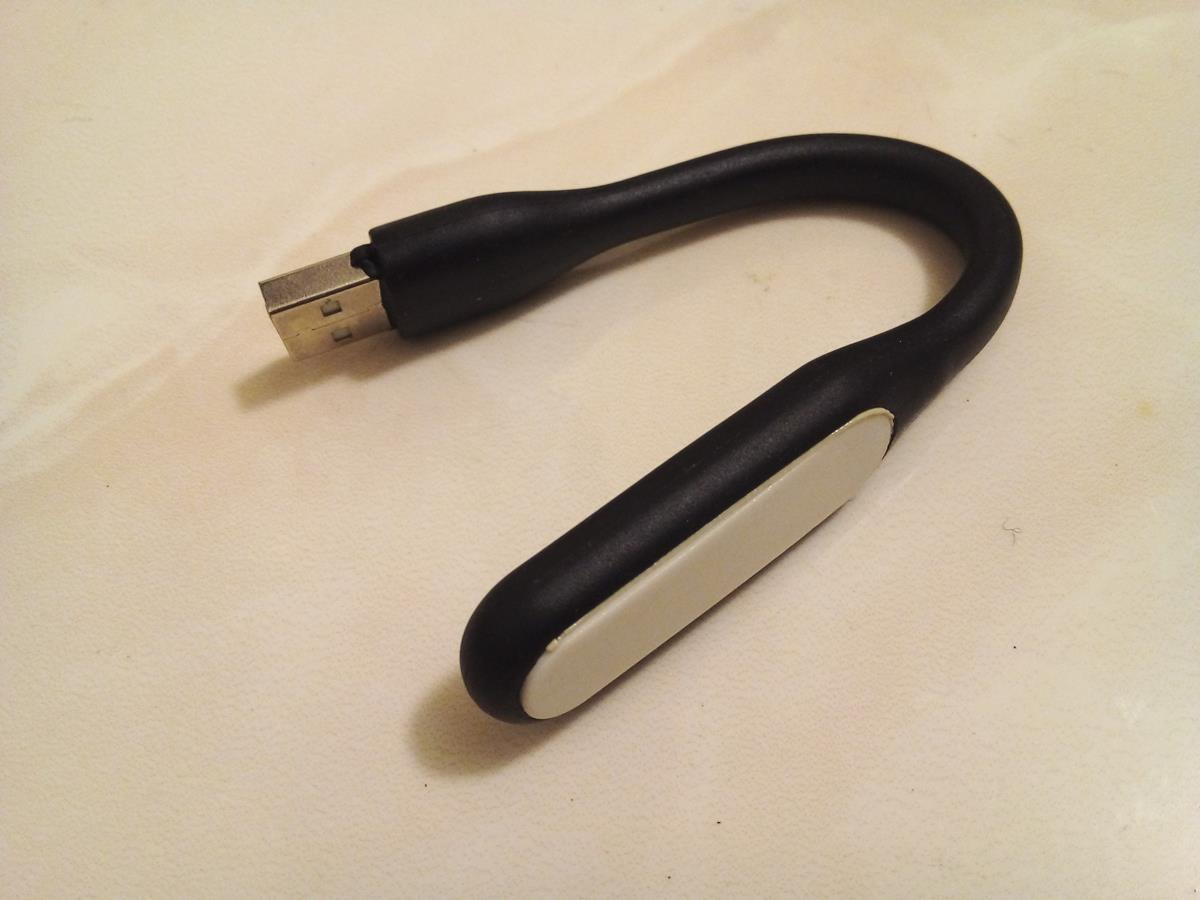 چراغ USB LED ال ای دی مسواکی مشکی با کیفیت (ک2)