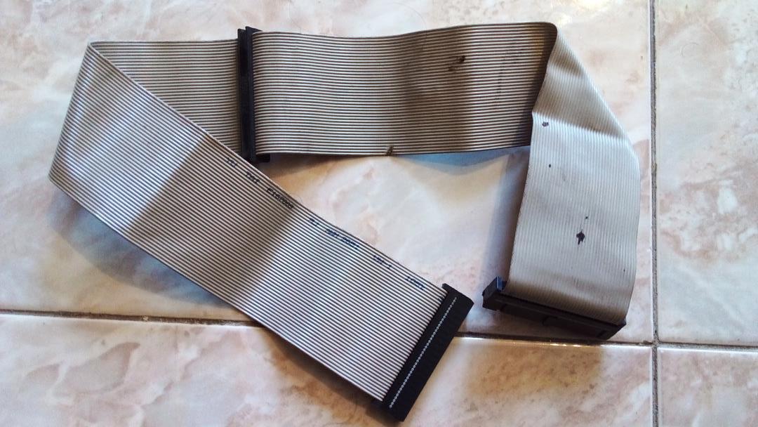 کابل IDE هارد رایتر 3 سوکت قدیم 45سانت(ک 19)(ب 3)7