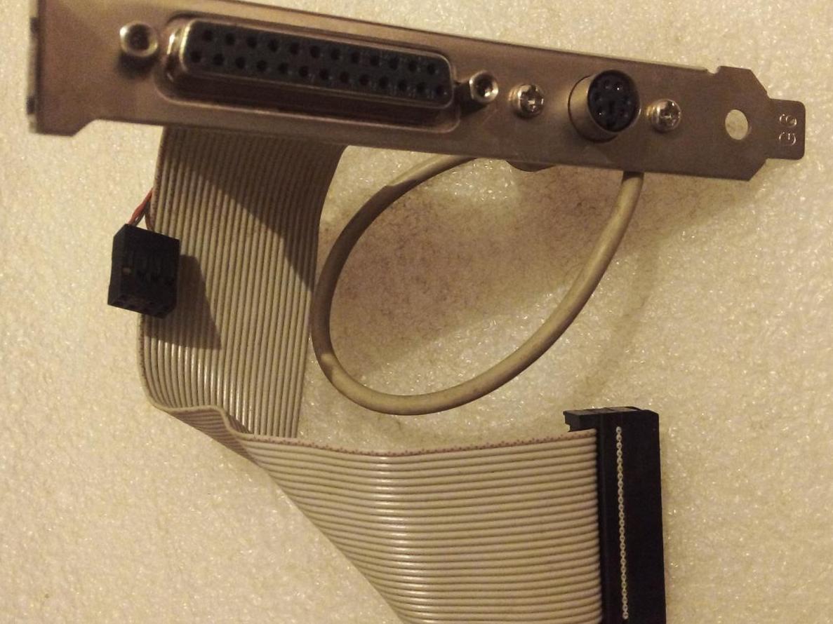 براکت پنل 2 پورت قدیمی پشت کیس (ک 19)(ب 4)15