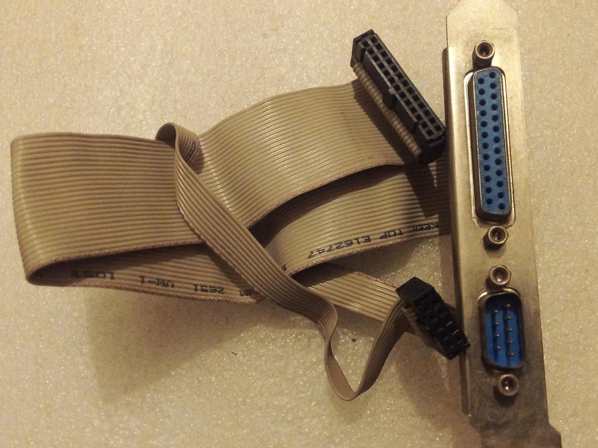 براکت پنل 2 پورت قدیمی پشت کیس (ک 19)(ب 4)17