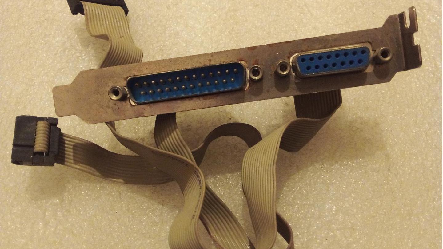 براکت پنل 2 پورت قدیمی پشت کیس (ک 19)(ب 4)24