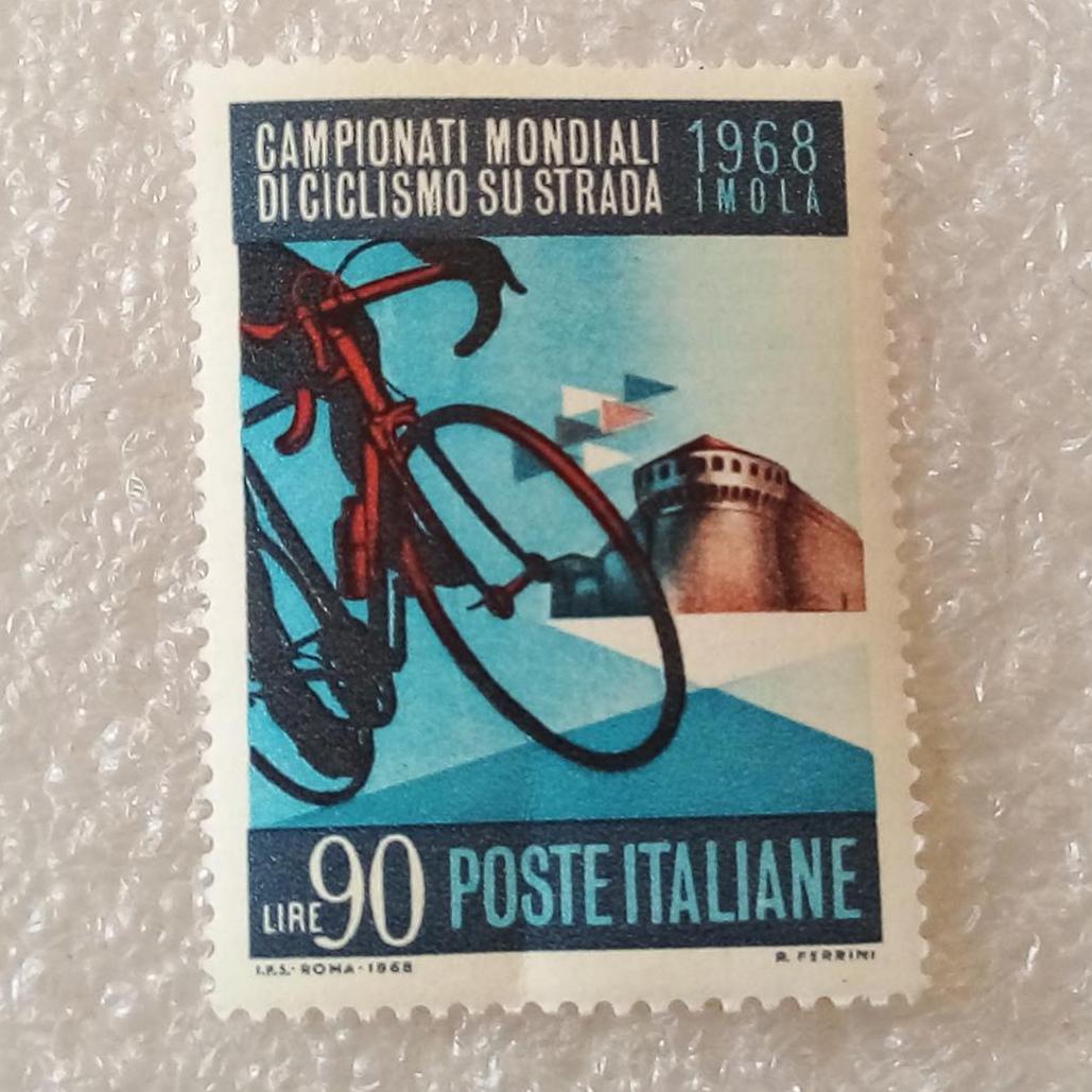 تمبر ایتالیا 1968 دوچرخه (93)6