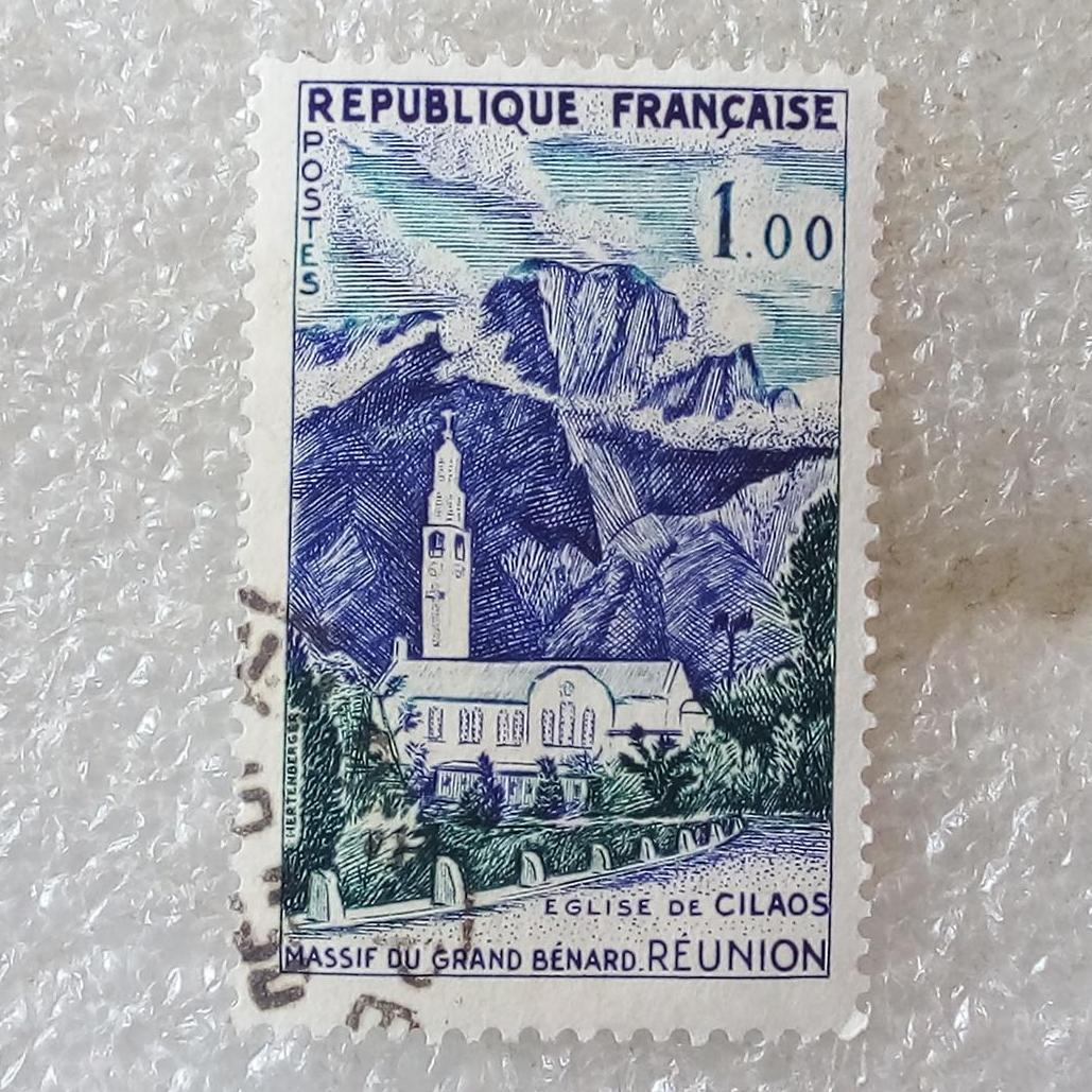تمبر فرانسه 1958 کلیسای سیلائوس ماسیف گمرکی (88)0
