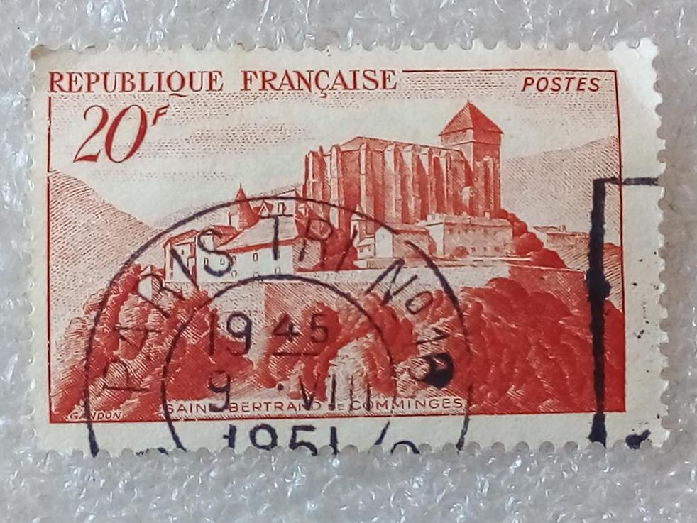 تمبر فرانسه 1945 قلعه کامینگ گمرکی (88)1