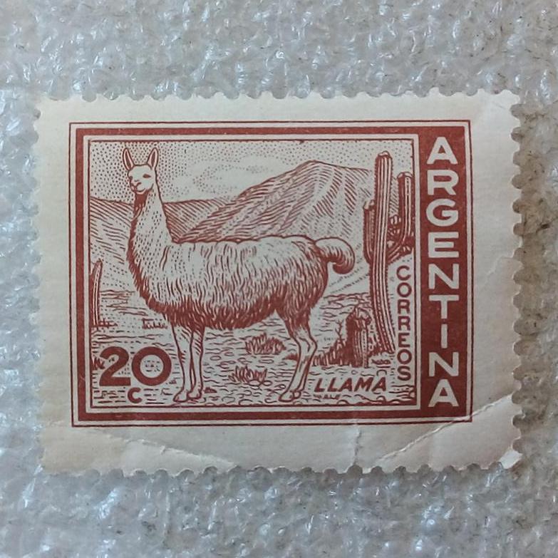 تمبر ارژانتین 1959 حیات وحش لاما گمرکی (80)0