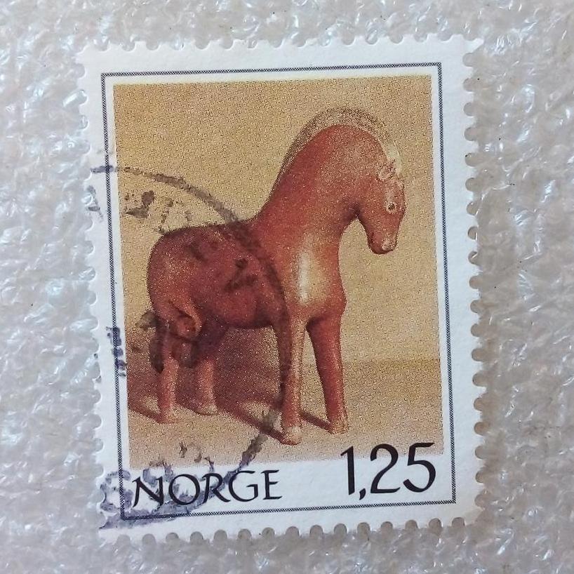 تمبر نروژ 1978 اسب چوبی گمرکی (80)4