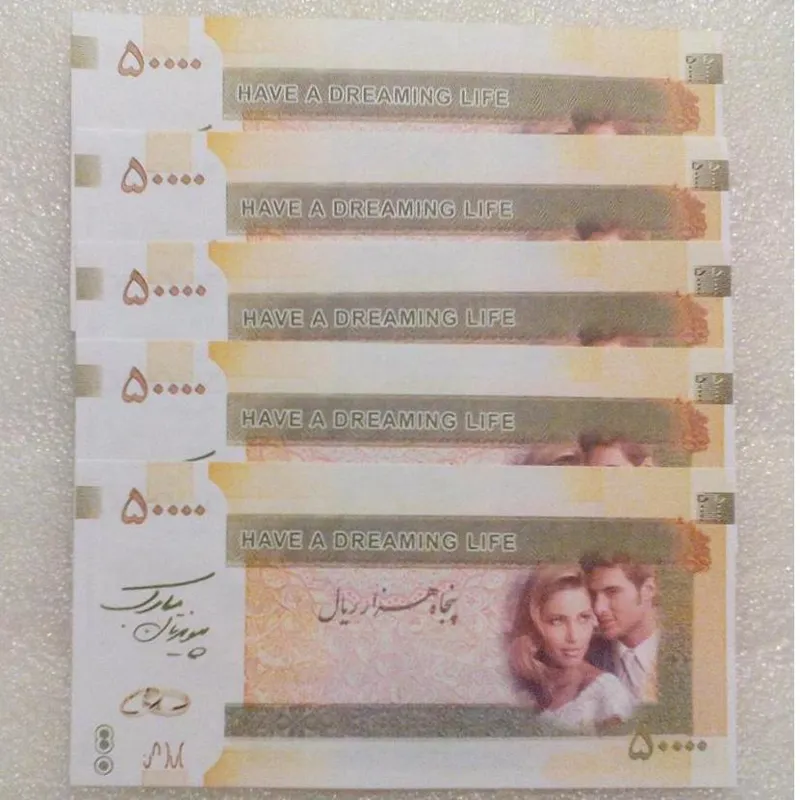 5 برگ طرح اسکناس 5000 تومنی فانتزی (0)