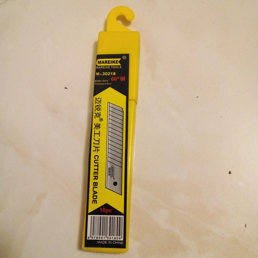 بسته 10 تیغ کاتر برش موکت بری فلزی باکیفیت (ک 12)
