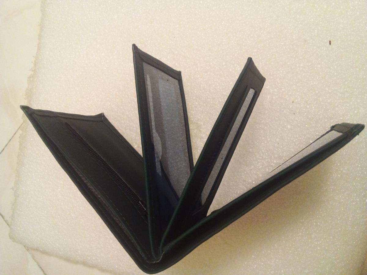 کیف پول جیبی مردانه تبلیغی واحدی سبز زیبا (ک 14)