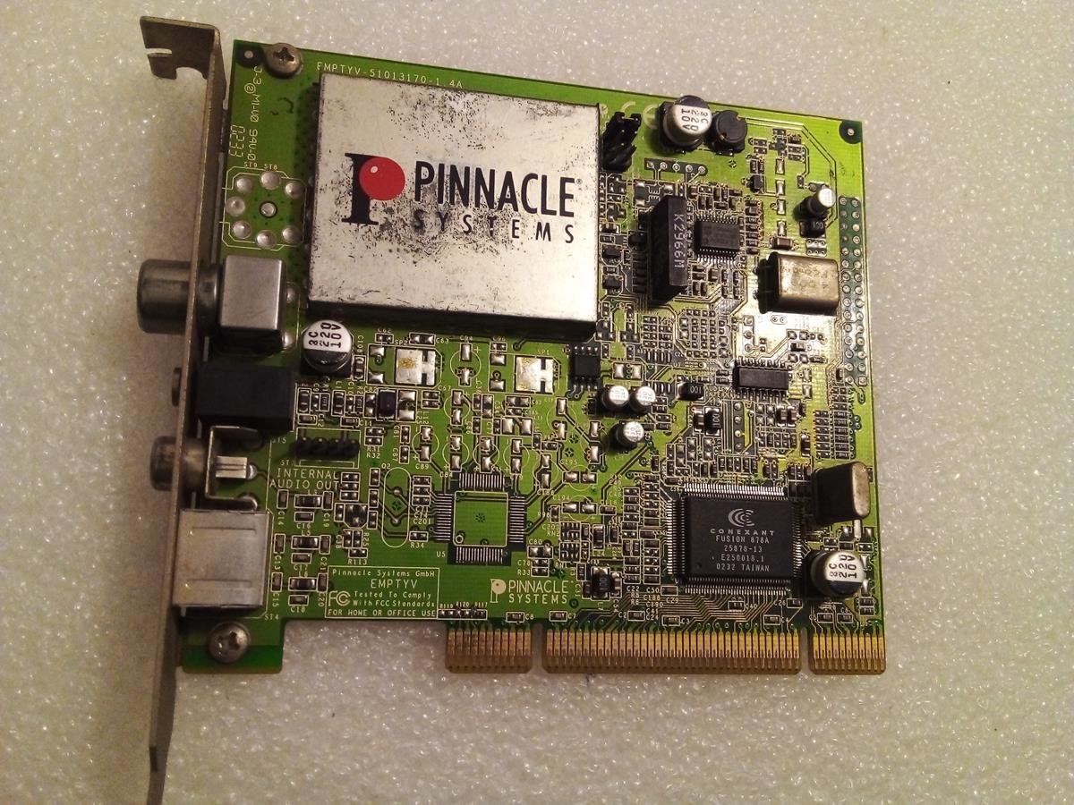 کارت تلویزیون و کپچر PINNACLE قدیمی پیناکل ( ک 0)8
