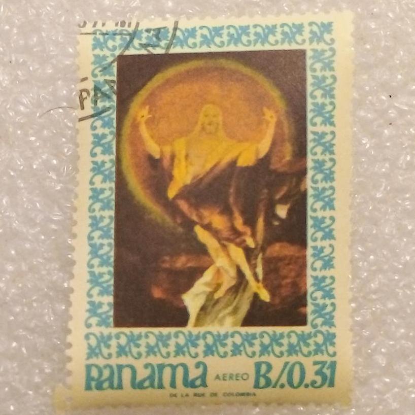 تمبر زیبای پاناما 1967 تابلویی مسیح گمرکی (92)8