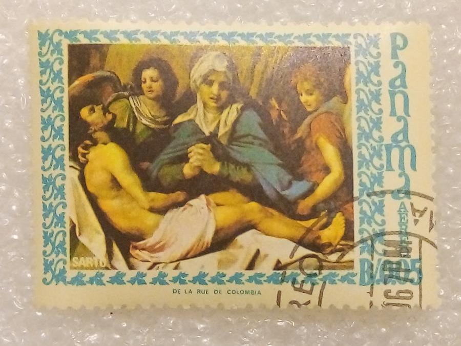 تمبر زیبای پاناما 1967 تابلویی مسیح گمرکی (92)8